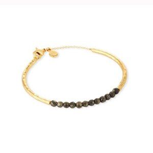 Gorjana Gold & Pyrite Power Gemstone Bracelet - Strength